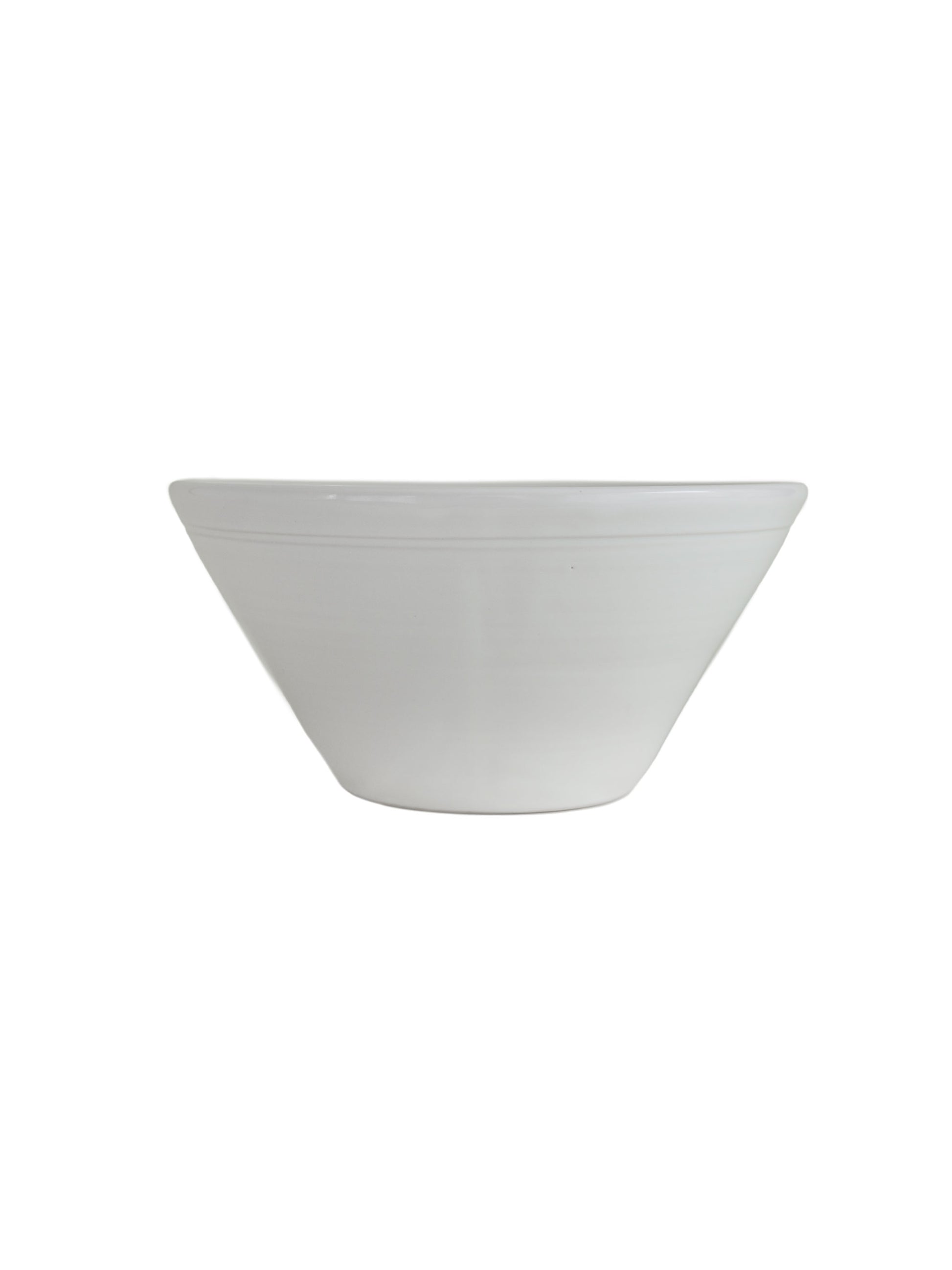 McQueen Pottery Serving Bowl White Weston Table