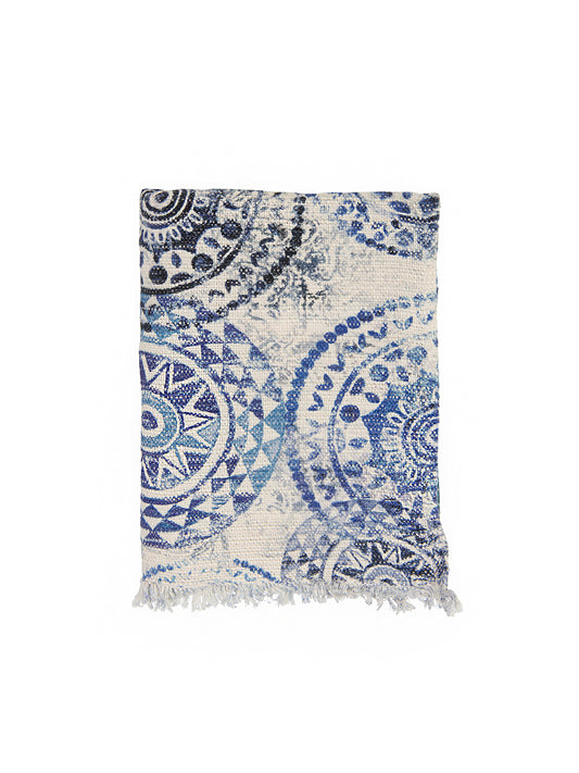 Mediterranean Cotton Throw Weston Table