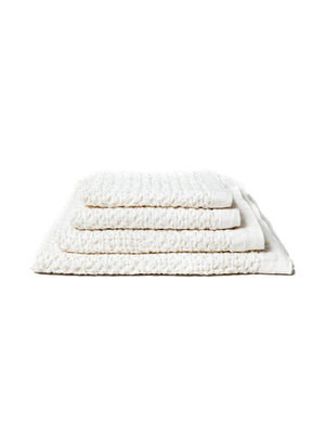  Morihata Ivory Lattice Linen Towels Weston Table 