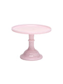 Mosser Crown Tuscan Pink Milk Glass Cake Stand 9" D Cake Stand