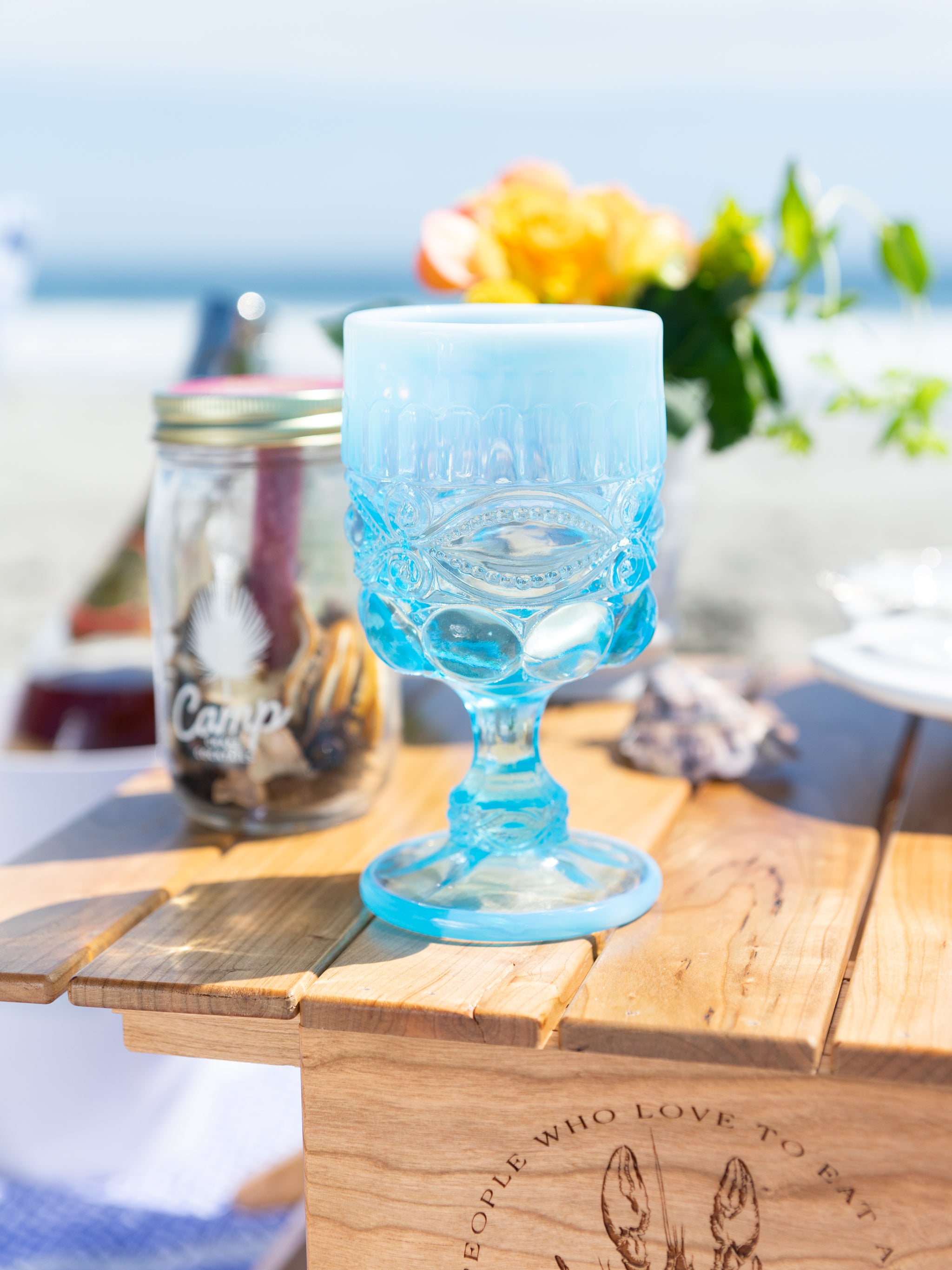 Shop The Mosser Glass Eye Winker Goblet Set At Weston Table