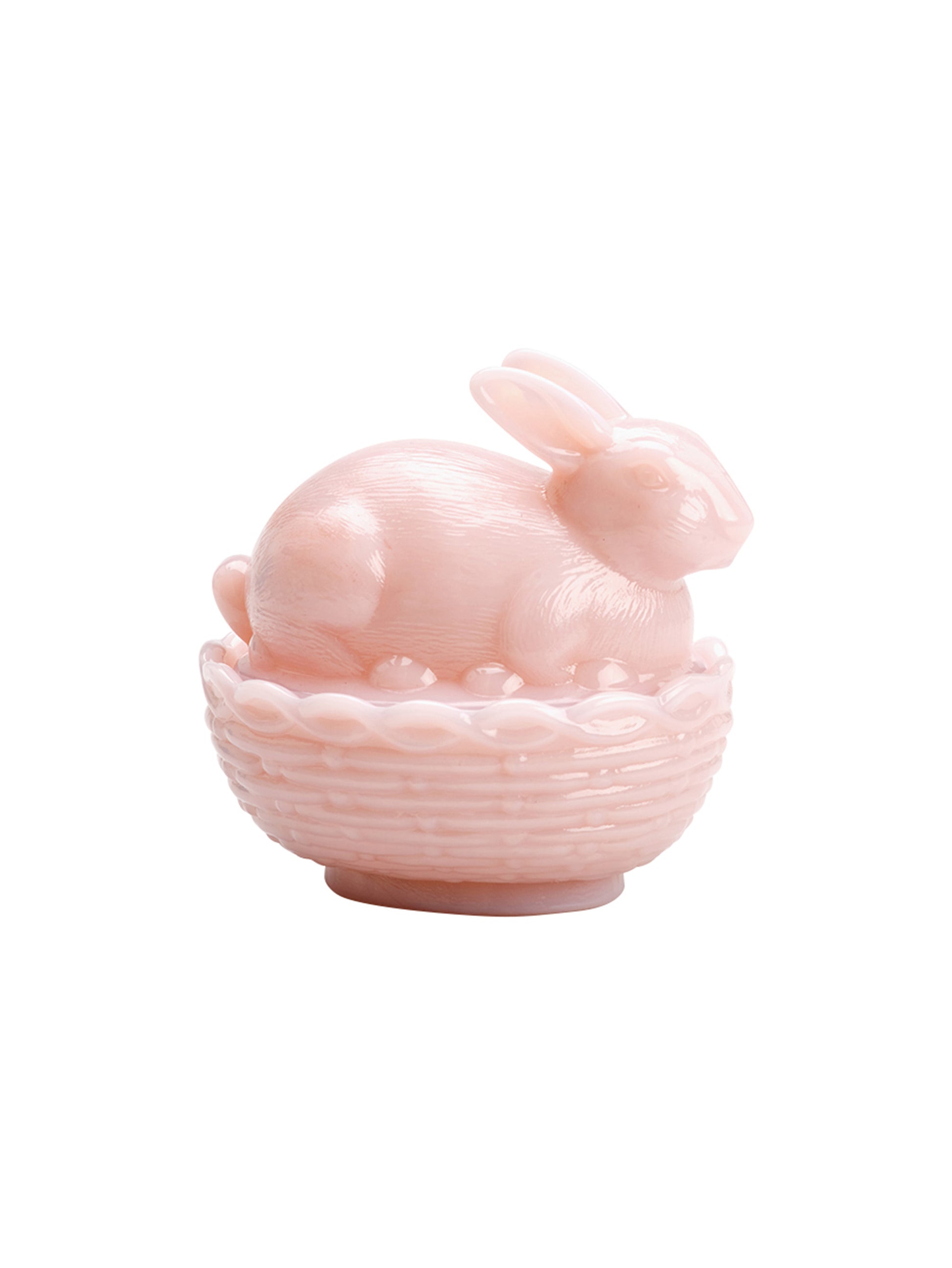 Mosser Glass Pink Bunny Weston Table