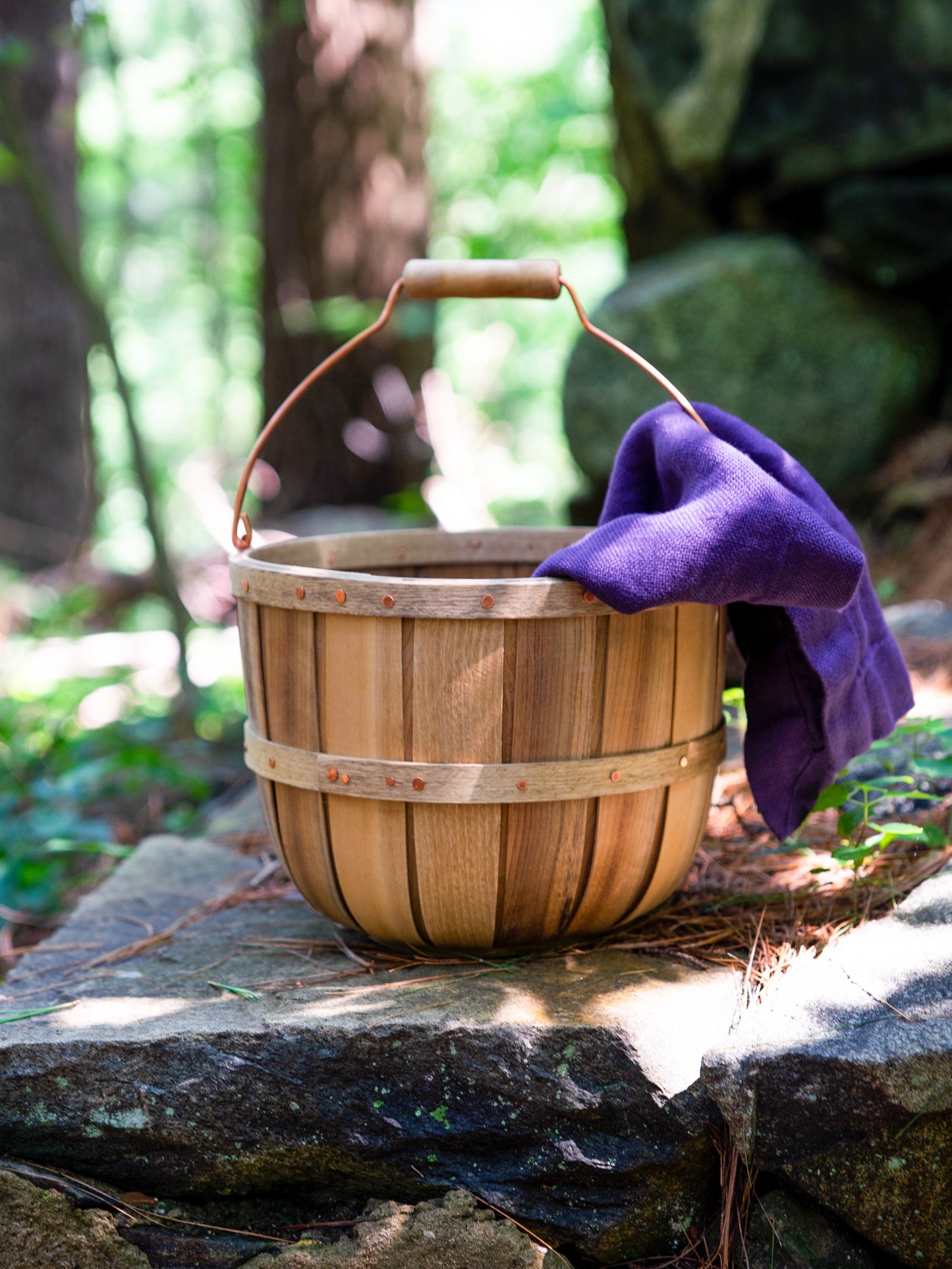 Myrtlewood Quarter Bushel Basket Weston Table