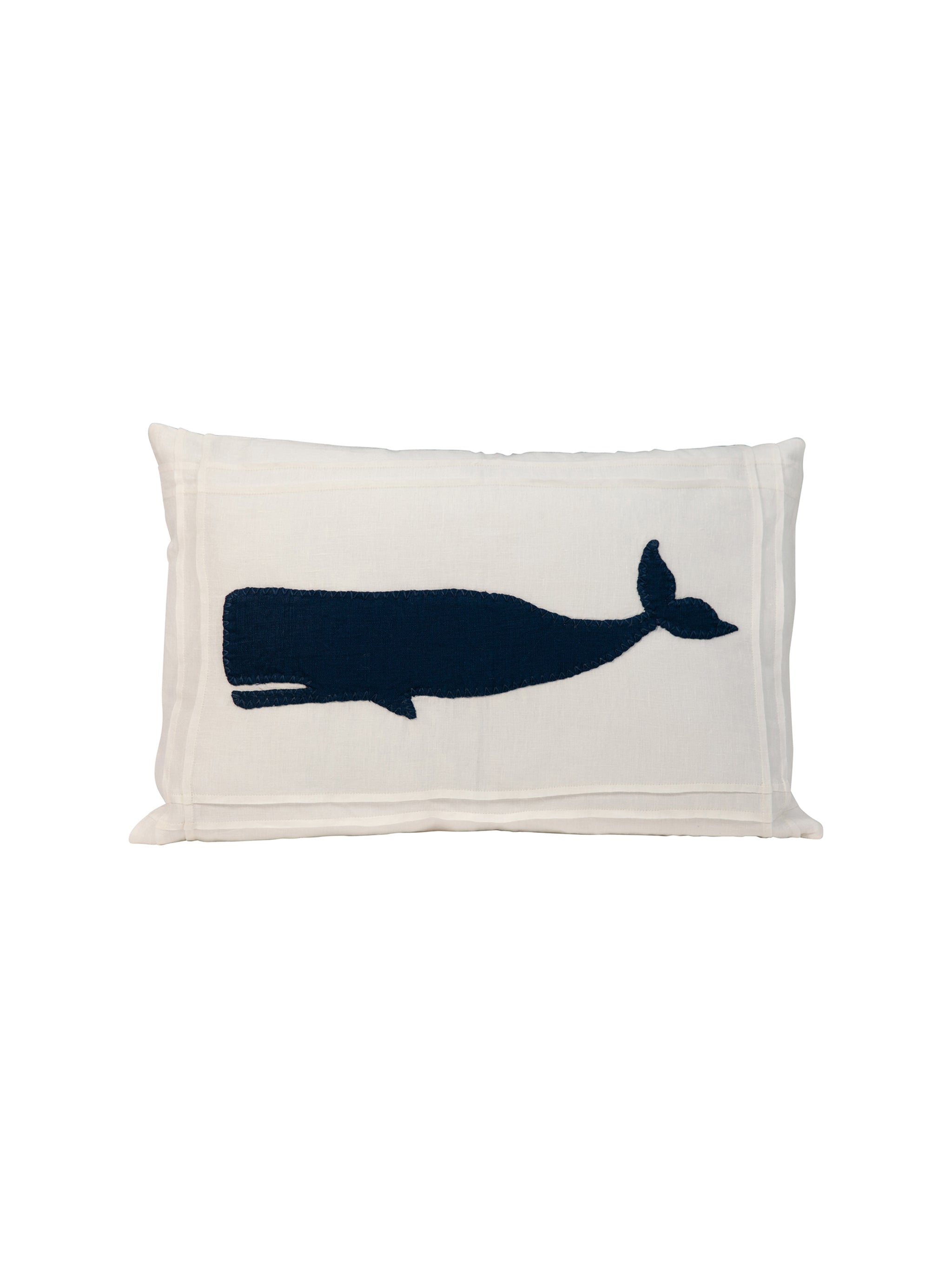 Whale throw clearance pillow