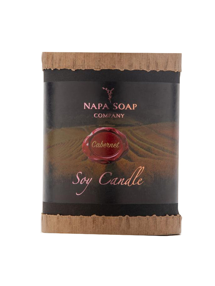 Napa Soap Company Cabernet Soy Candle. Weston Table
