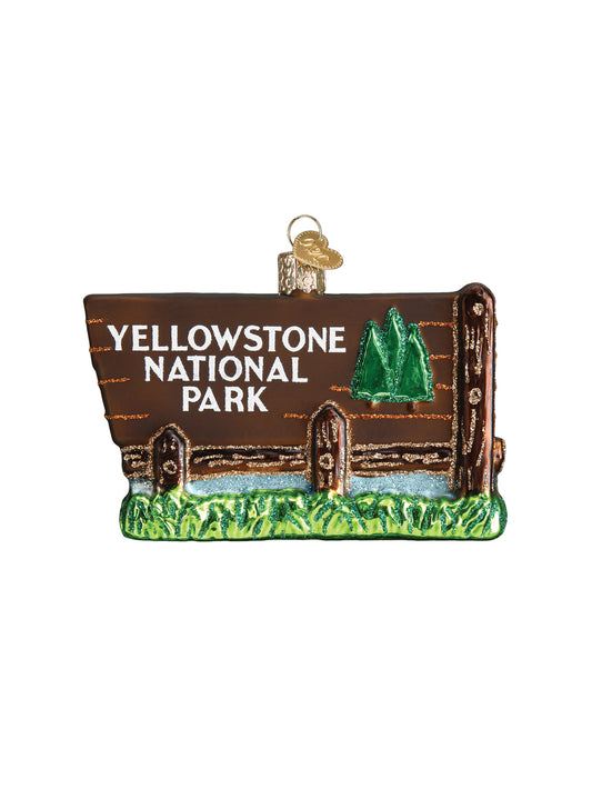 National Parks Ornaments Yellowstone Weston Table