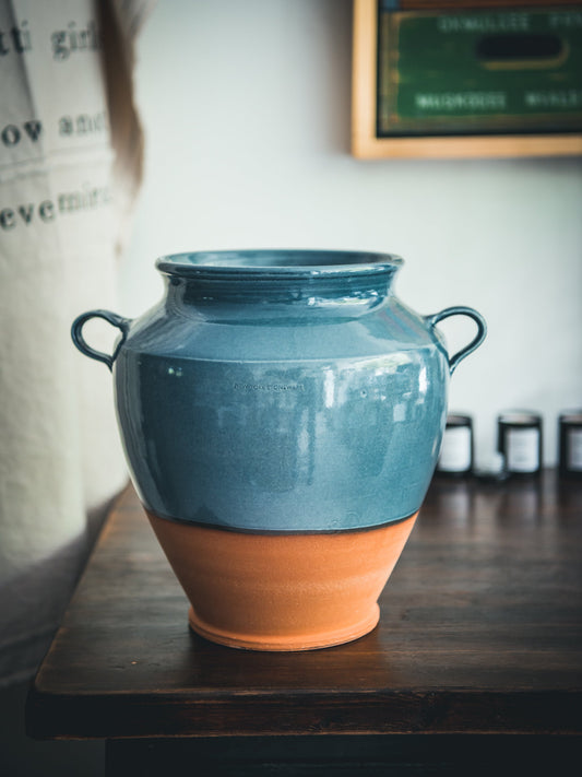 New York Stoneware Confit Jar Denim