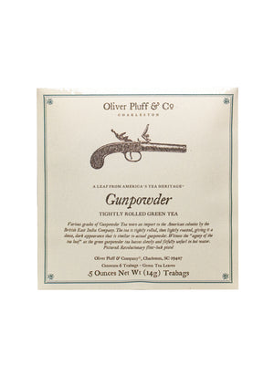  Oliver Pluff & Co. Gunpowder Tea Bag Envelopes Weston Table 
