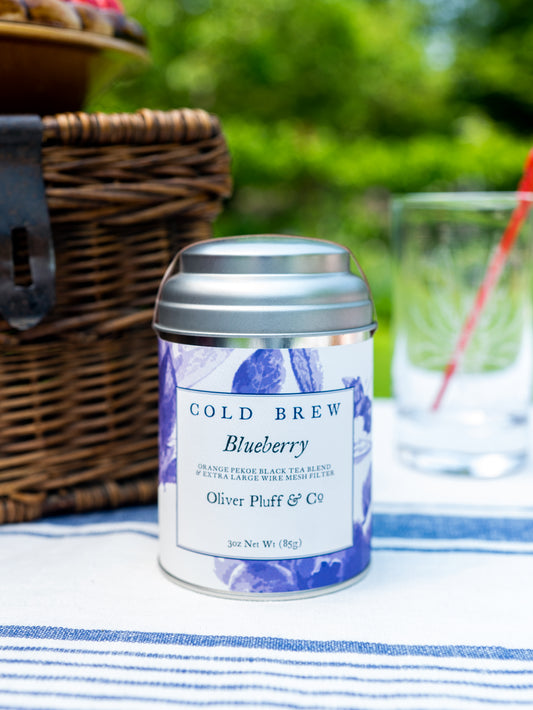 Oliver Pluff & Co. Cold Brew Tea Blueberry Weston Table
