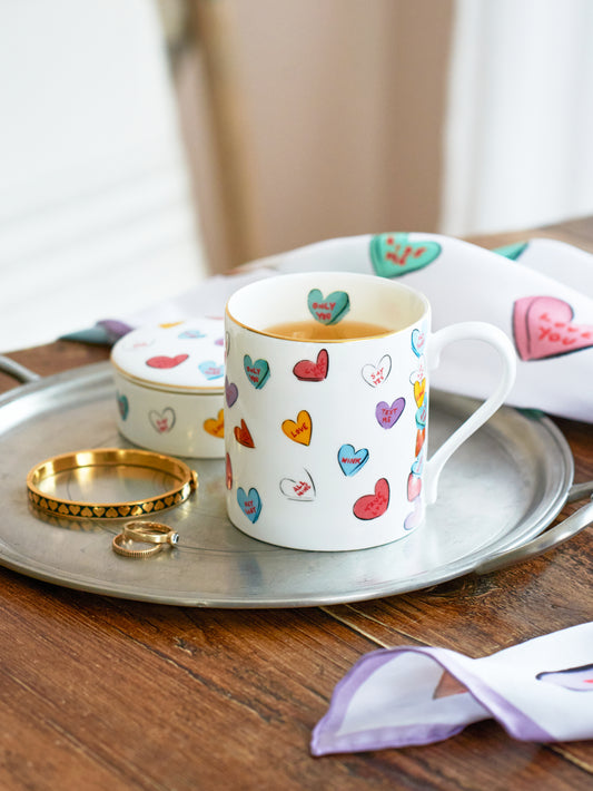 Only You Candy Hearts Mug Weston Table