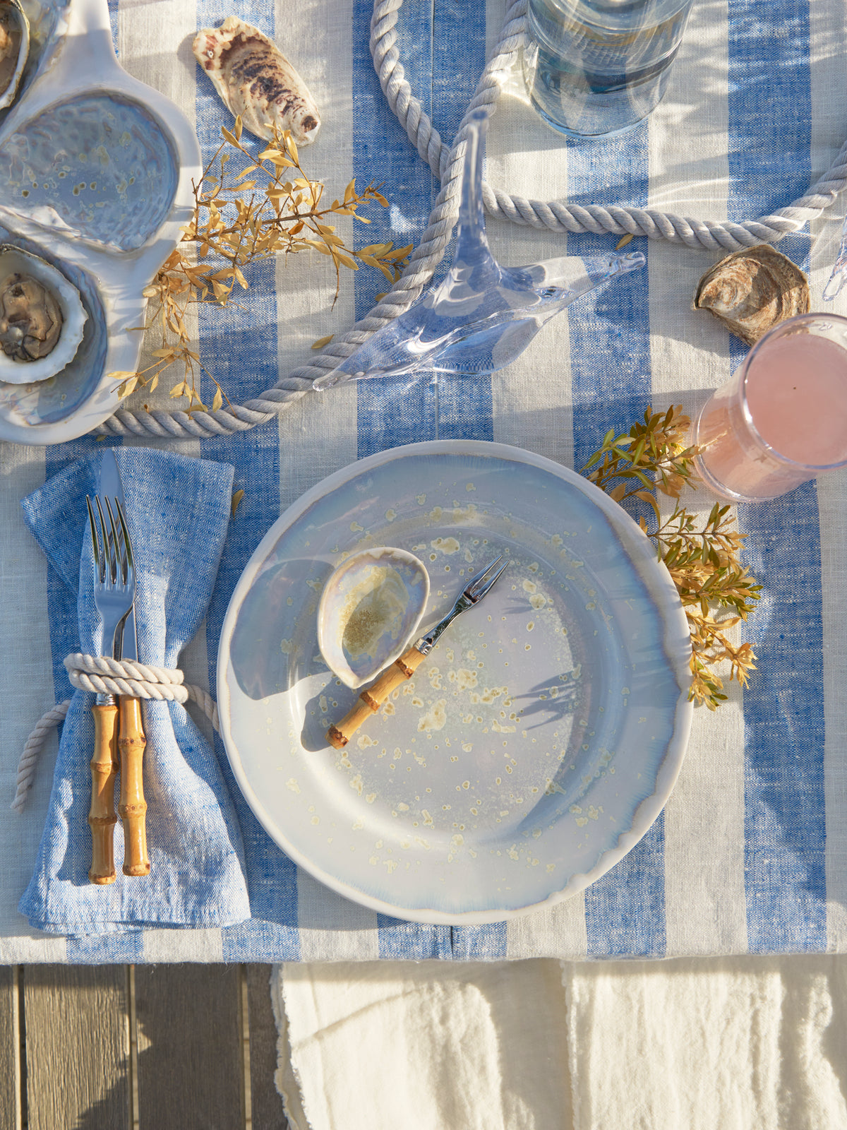 Pearl Oyster Dinner Plate Weston Table
