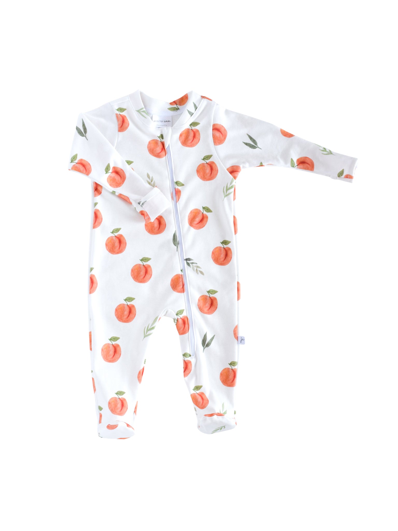 Peaches Organic Footie Pajamas