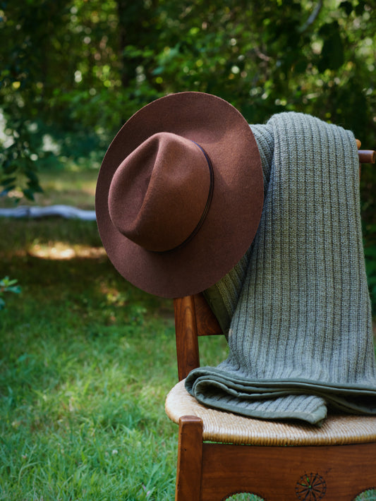 Pendleton Marni Brown Fedora Weston Table