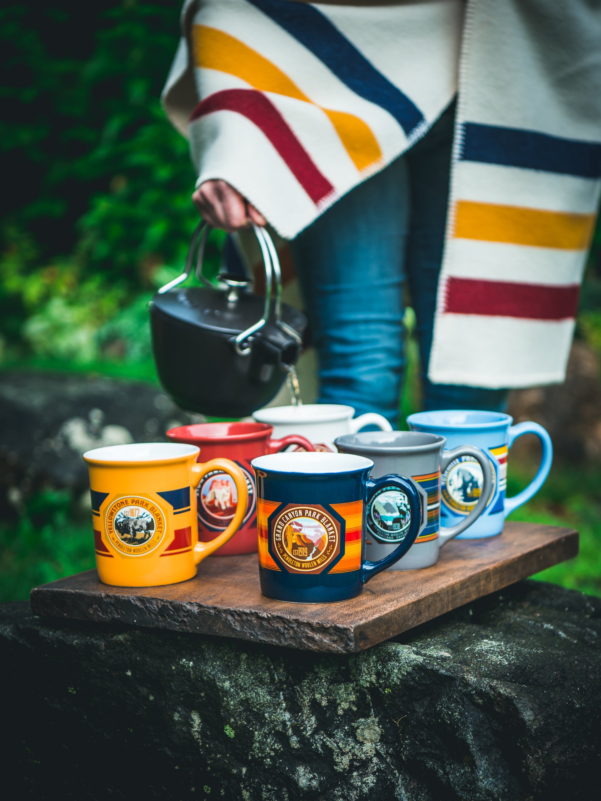 Glacier National Park Mug - Glacier Coffee Mug - Enamel Camping