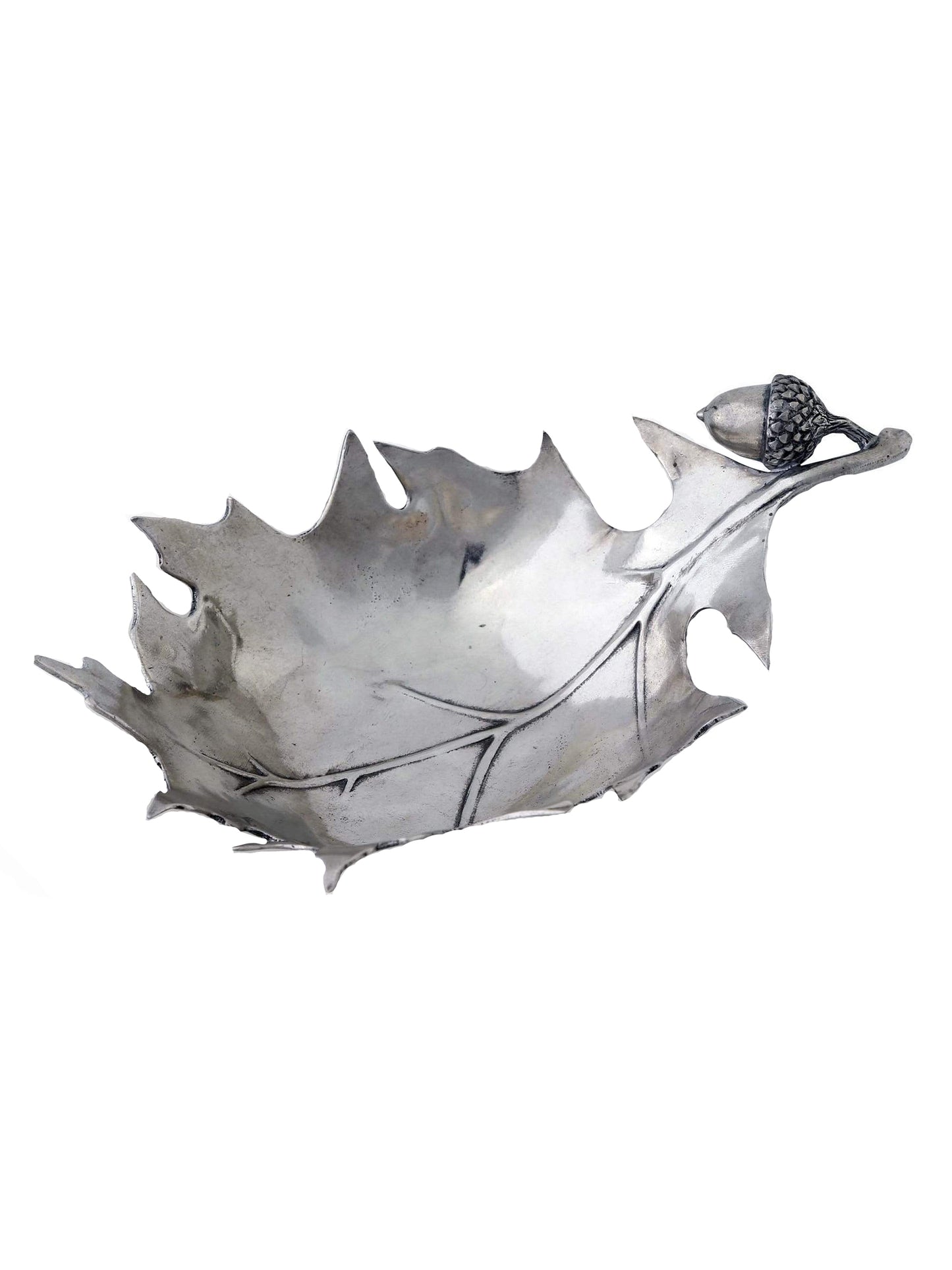 Pewter Forest Leaf Dish Weston Table