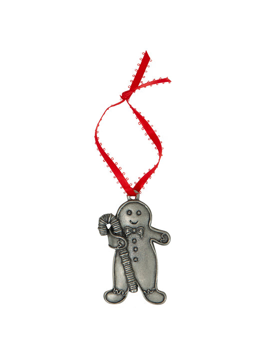 Pewter Gingerbread Man Ornament Weston Table 