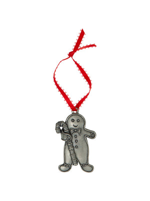  Pewter Gingerbread Man Ornament Weston Table  
