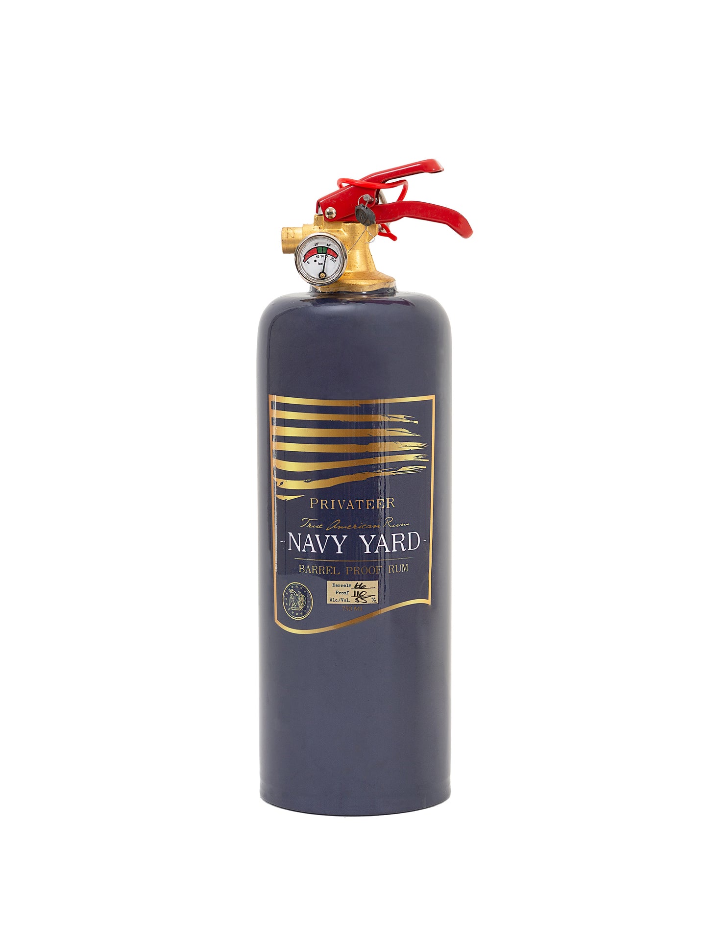 Privateer Rum Fire Extinguisher Weston Table