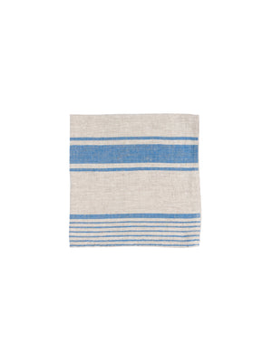  Provence Linen Collection Flax and Blue Stripe Weston Table 