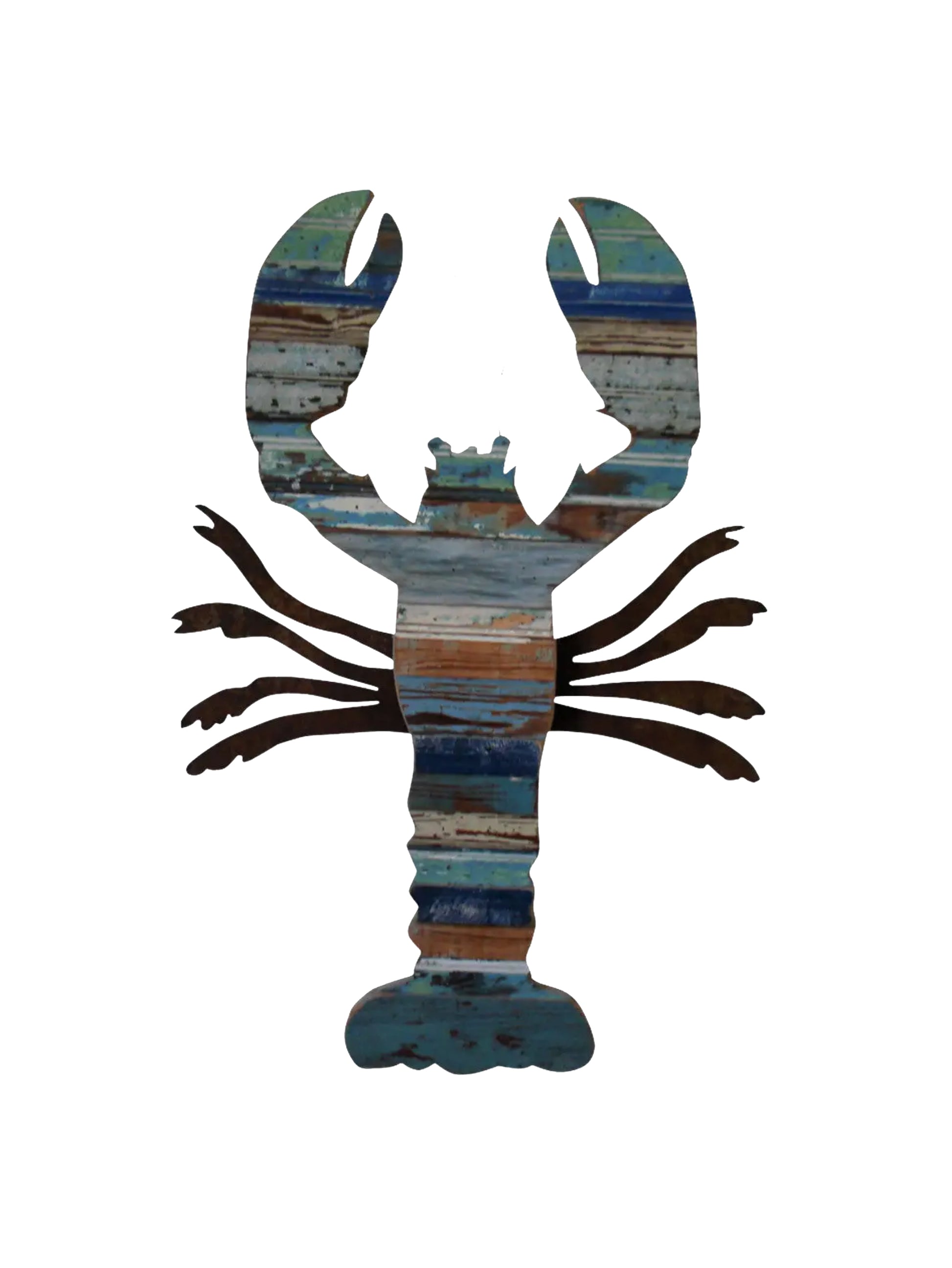 Reclaimed Wood Blue Lobster Weston Table