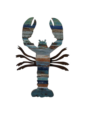  Reclaimed Wood Blue Lobster Weston Table 