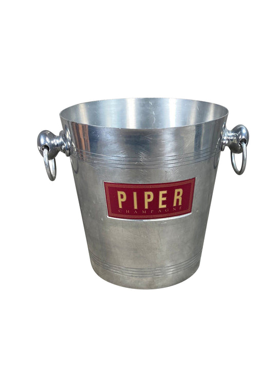 Retro Piper Red Label Champagne Bucket Weston Table