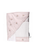 Rosebud Embroidered Hooded Baby Towel  Weston Table