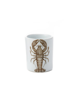  SKT Ceramics White Lobster Small Cup Weston Table 