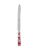 Sabre Paris Toile De Jouy Red Bread Knife Weston Table