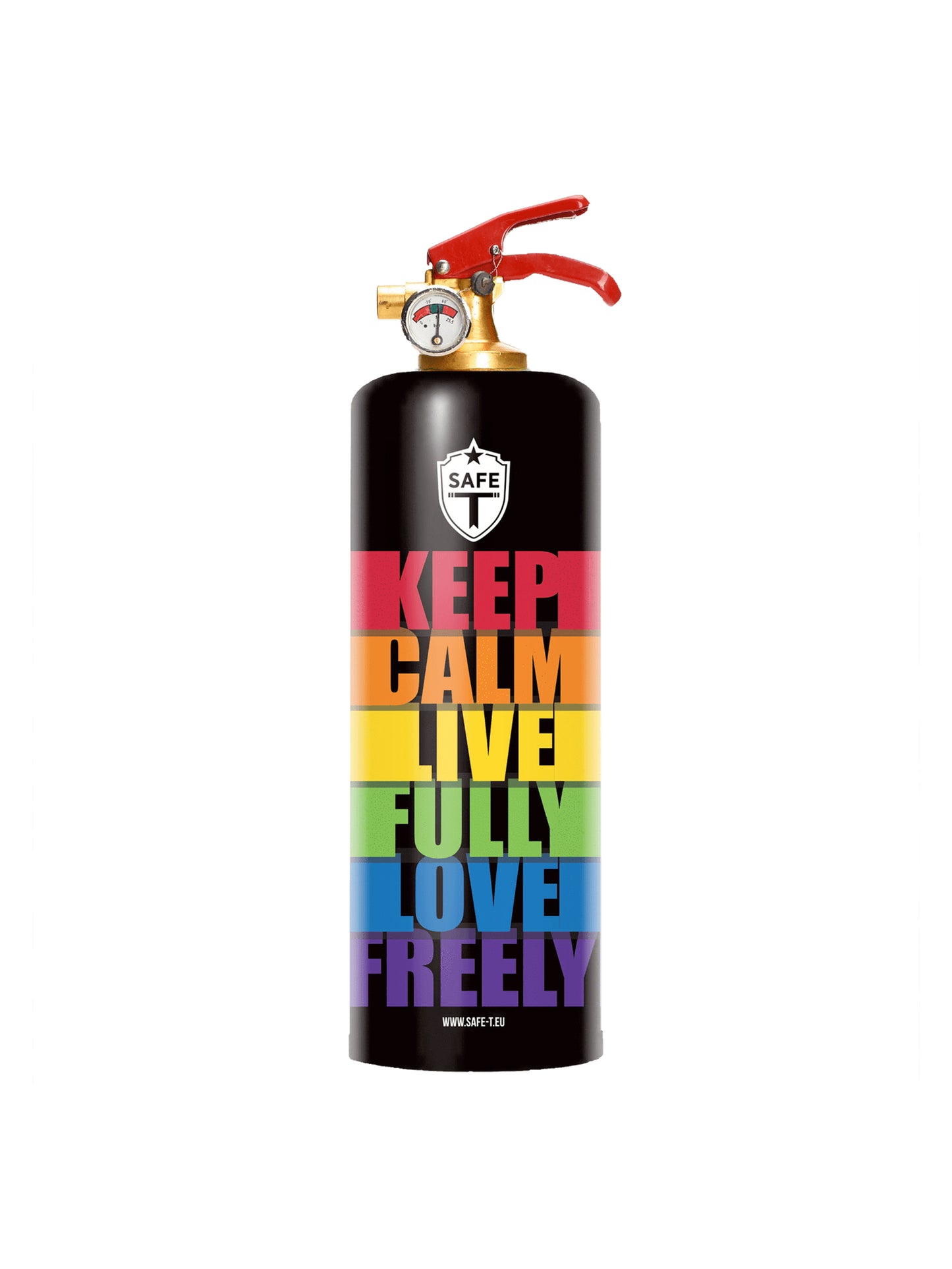 Safe-T Fire Extinguisher Love Freely Weston Table