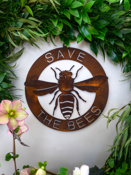 Save the Bees Garden Art Weston Table