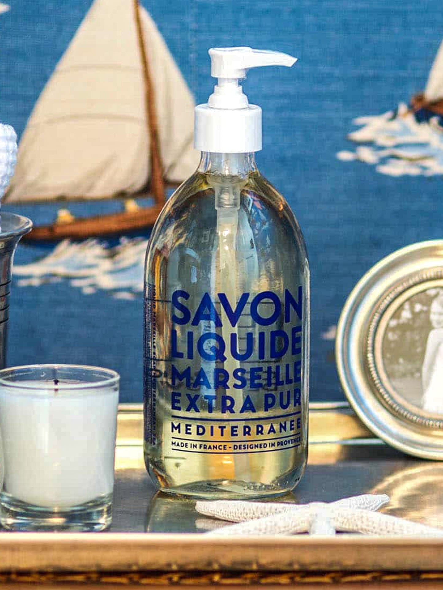 Savon de Marseille Extra Pur Mediterranean Sea Liquid Soap Weston Table