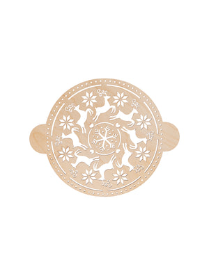  Scandinavian Reindeer Cake Stencil Weston Table 