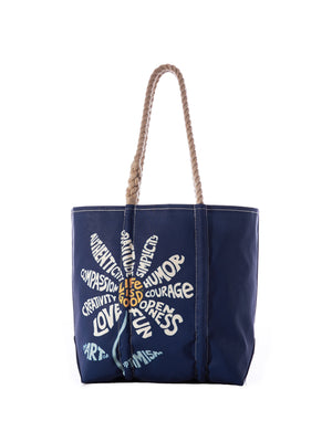  Sea Bags Superpower Daisy Life is Good Medium Tote Weston Table 