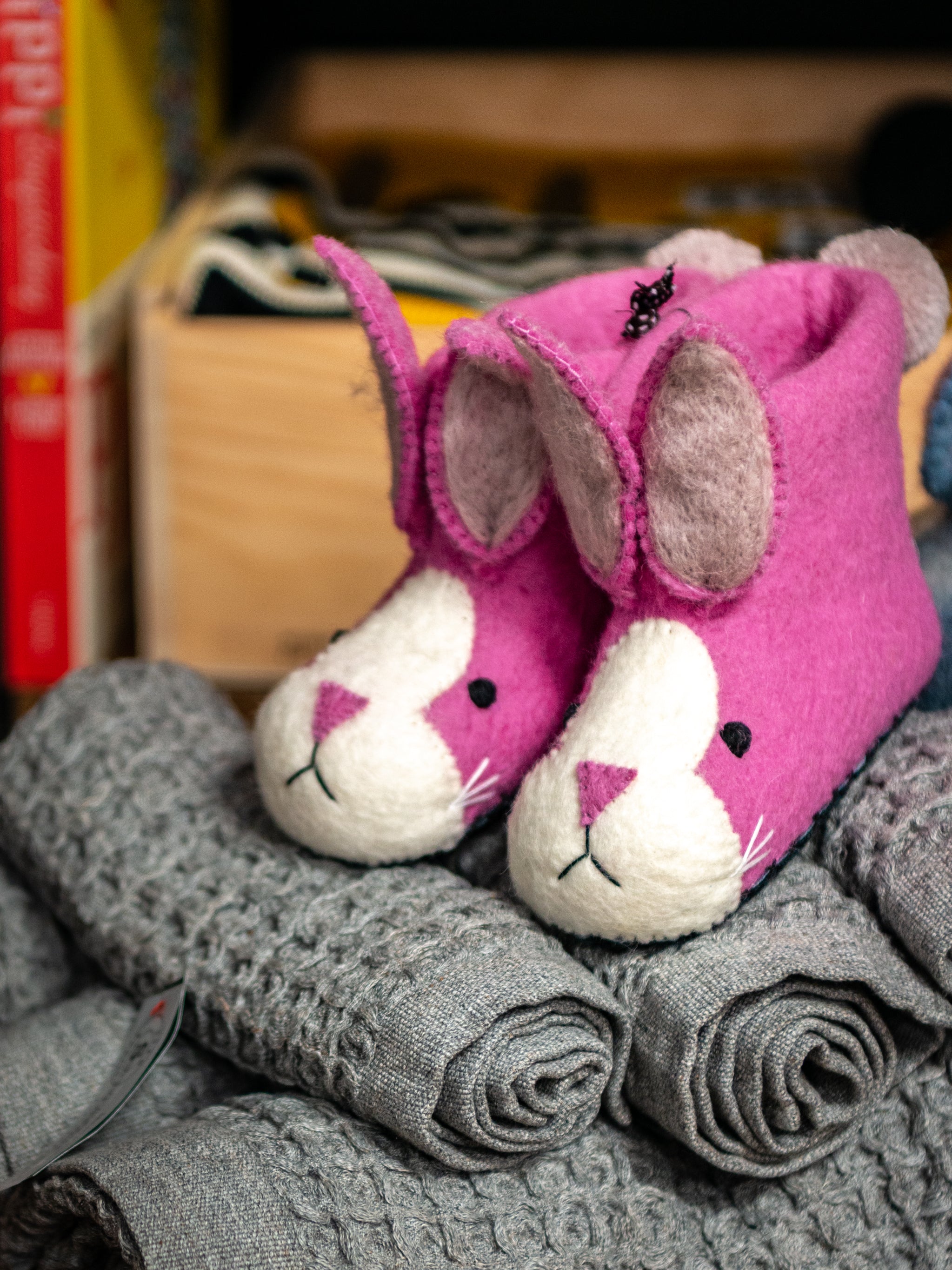 New Kawai Cartoon Rabbit Animal Slippers Plush Toy Slippers Cute Fat Rabbit  Winter Warm Adult Shoes Doll Women's Indoor - AliExpress