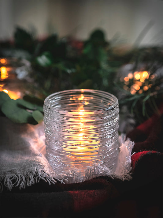 Simon Pearce Echo Lake Tealight in Gift Box Weston Table