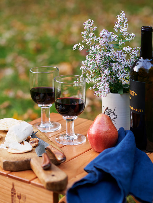 Simon Pearce Essex Wine Glass Weston Table