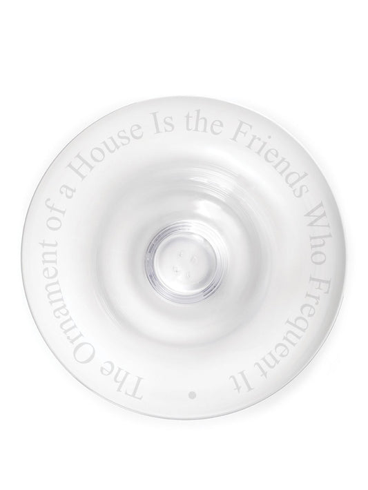 Weston Table x Simon Pearce Celebration Bowl with Emerson quote