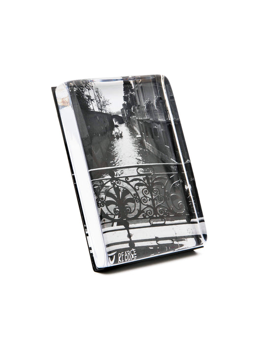 Simon Pearce Woodbury Photo Block in a Gift Box 7x5 Weston Table