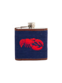 Smathers and Branson Needlepoint Flask Lobster Weston Table