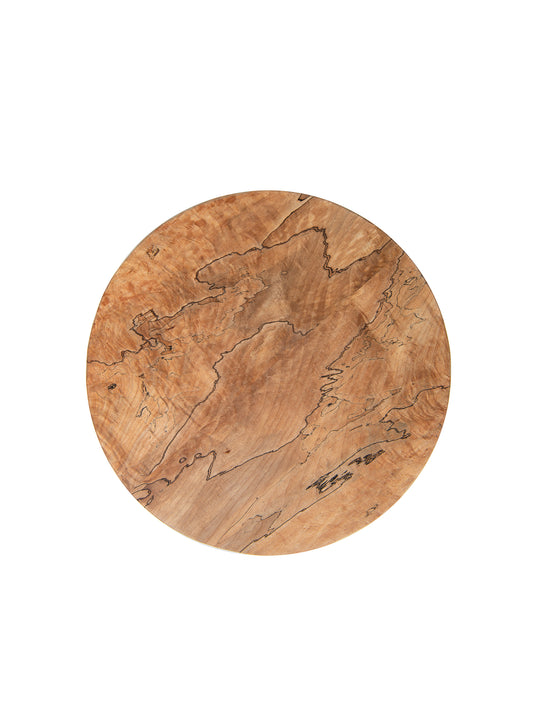 Spencer Peterman Spalted Maple Lazy Susan 15 Inch Weston Table
