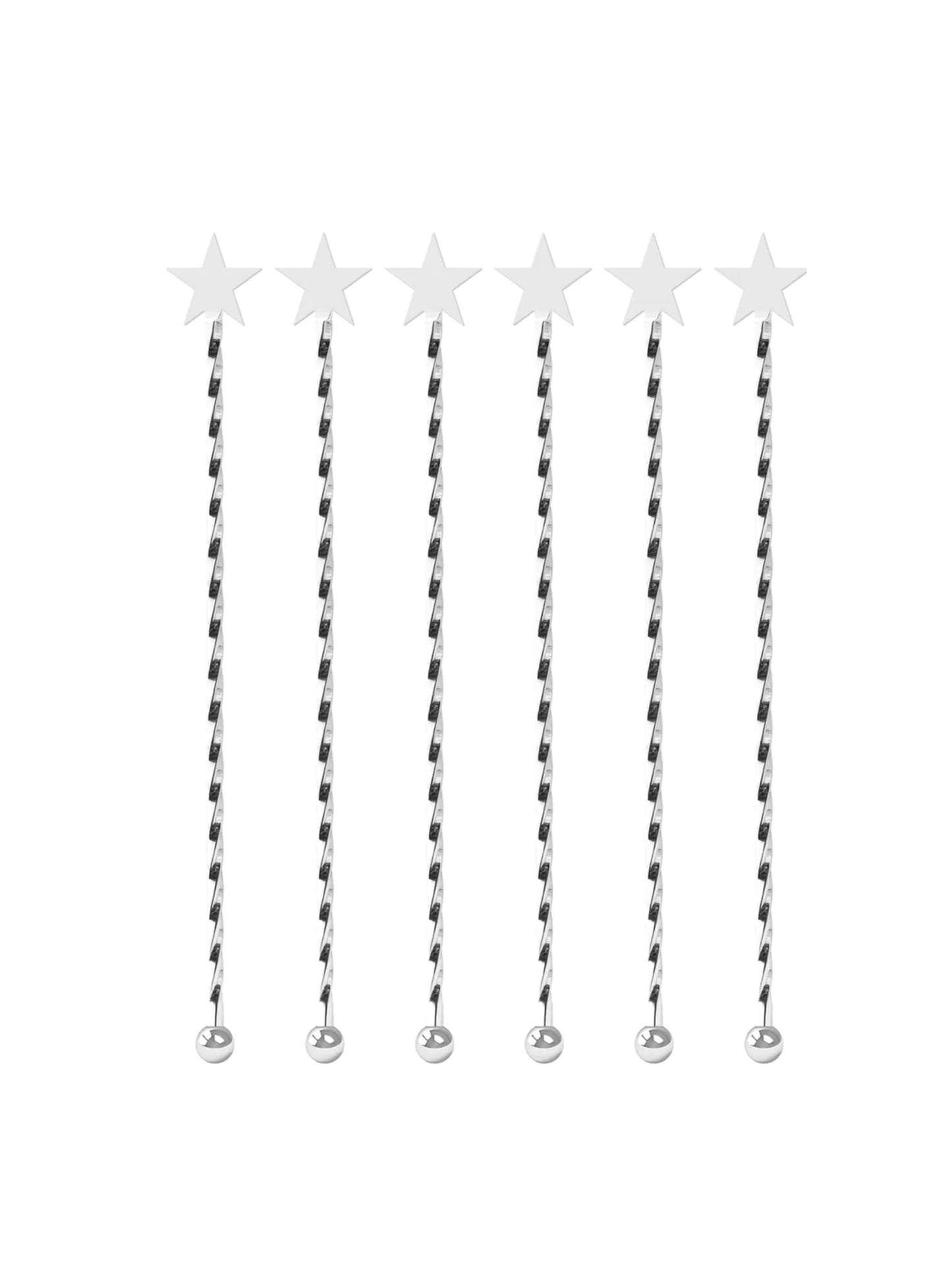 Silver Star Swizzle Sticks Weston Table