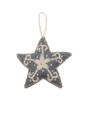 Star Wool Felt Ornament Grey Weston Table 