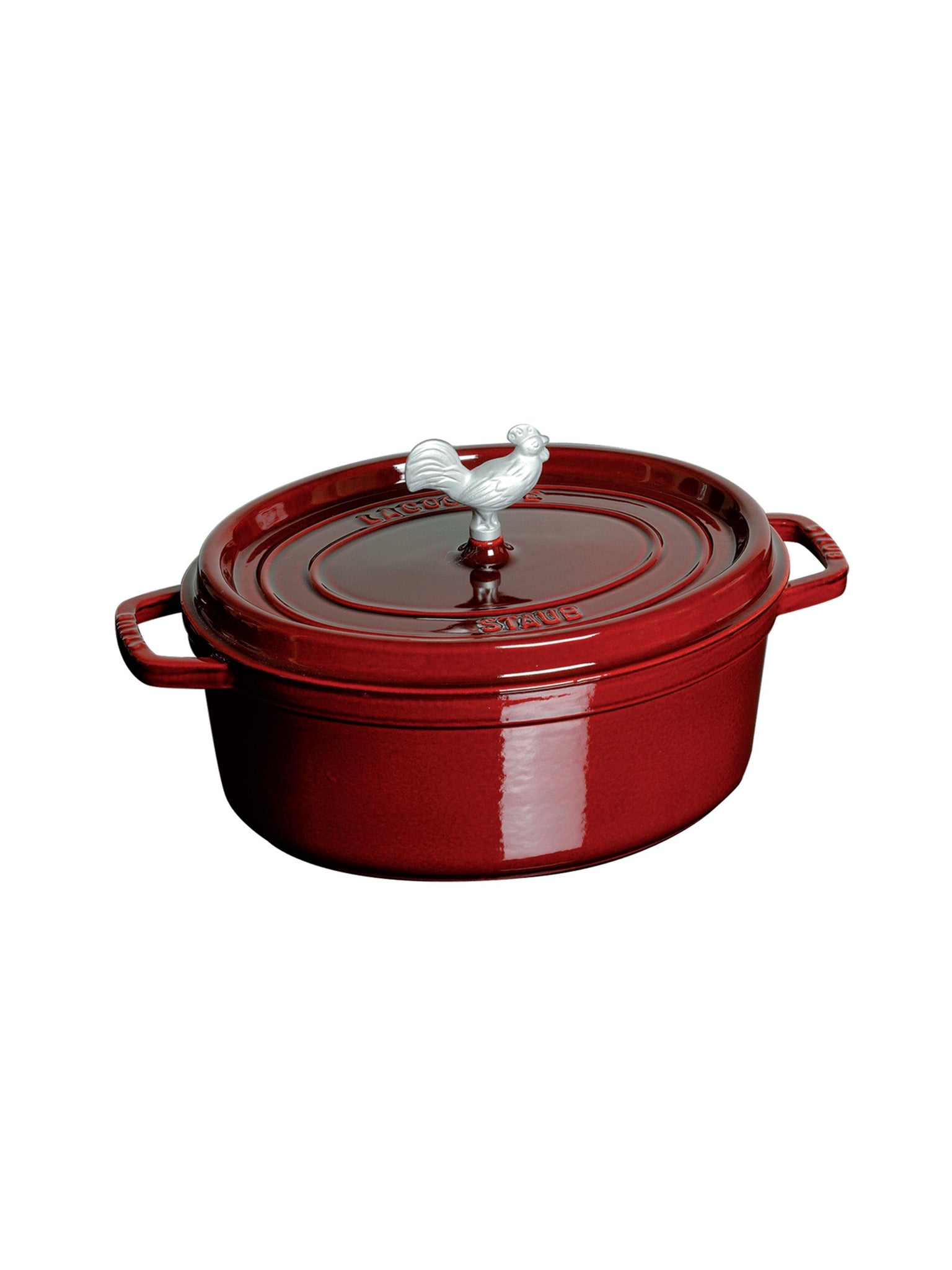 Staub Cast Iron 5.75 Quart Coq Au Vin Grenadine Weston Table