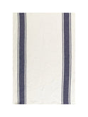 Striped Linen Kitchen Towel  Blue Weston Table