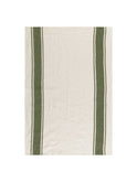 Striped Linen Kitchen Towel  Green Weston Table