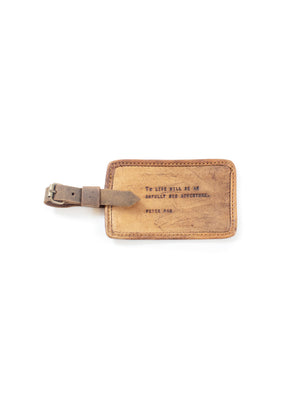  Sugarboo Leather Luggage Tag Peter Pan Weston Table 