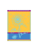Sunflowers Kitchen Towel Turquoise Weston Table