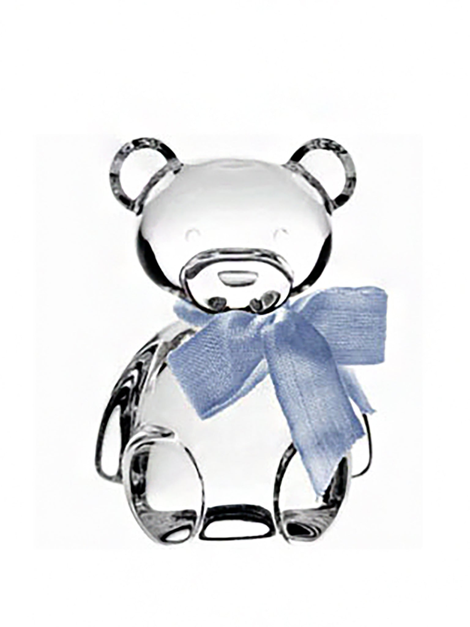 Teddy Bear Case With Sculpture Blue Weston Table