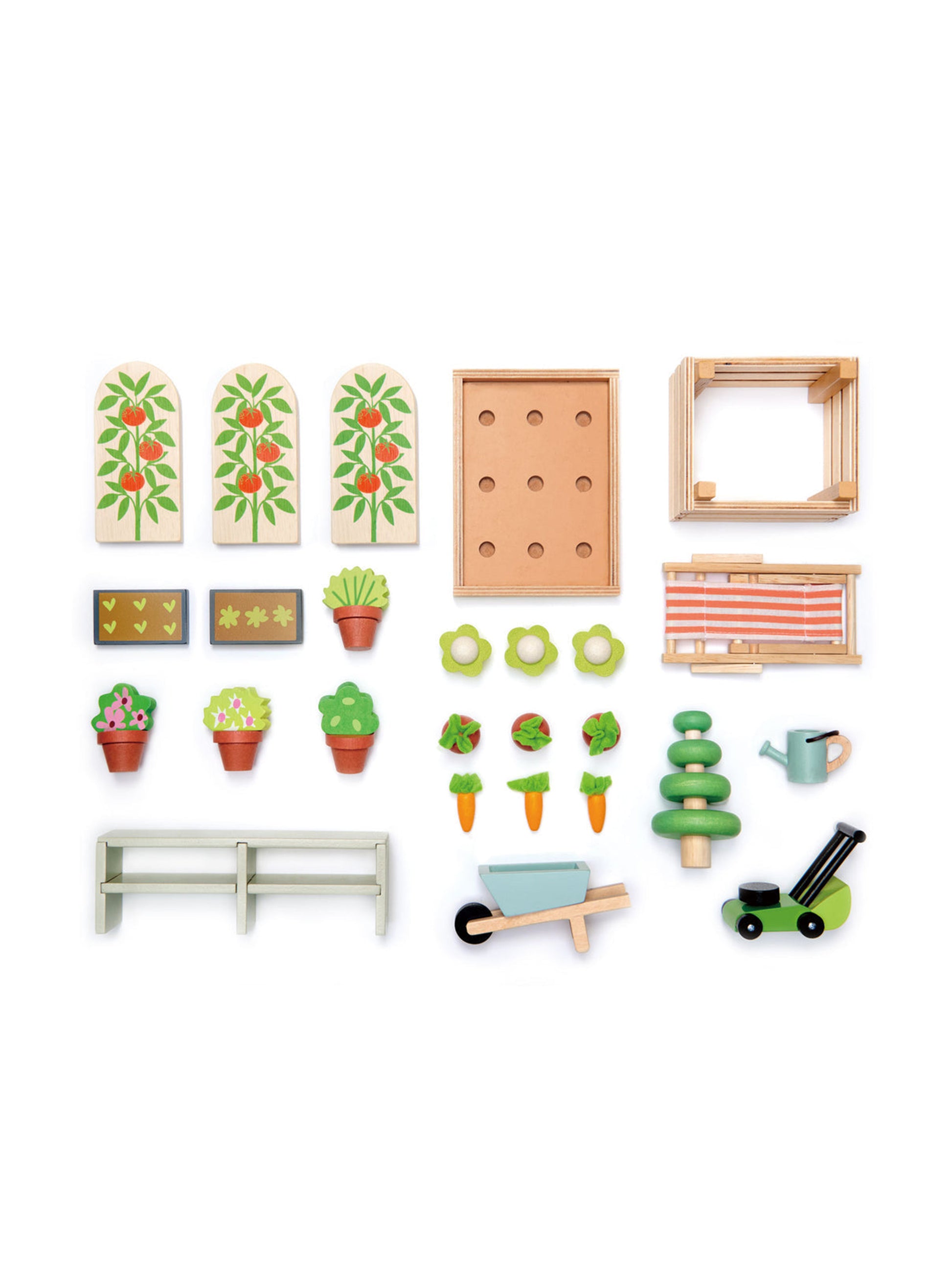 Tender Leaf Toys Greenhouse and Garden Set Weston Table